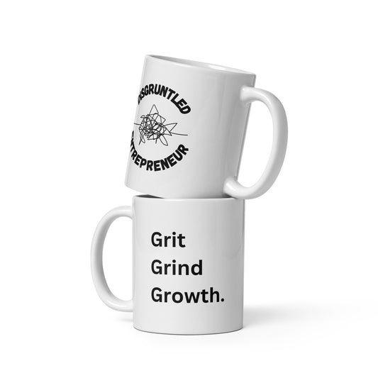 Grit. Grind. Growth. Coffee Cup