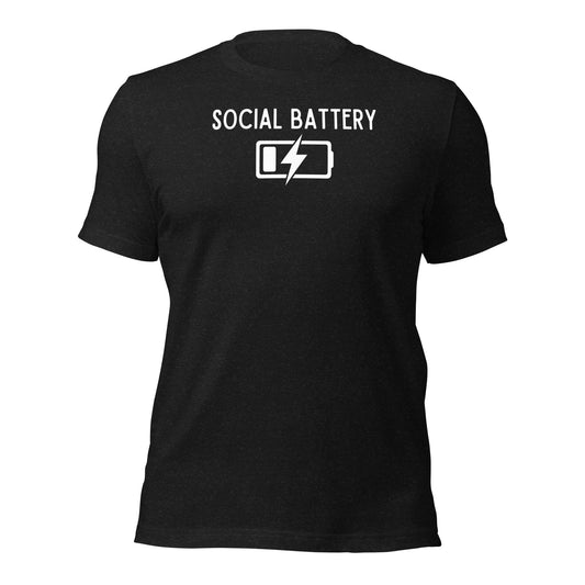 Social Battery Introvert's T-Shirt