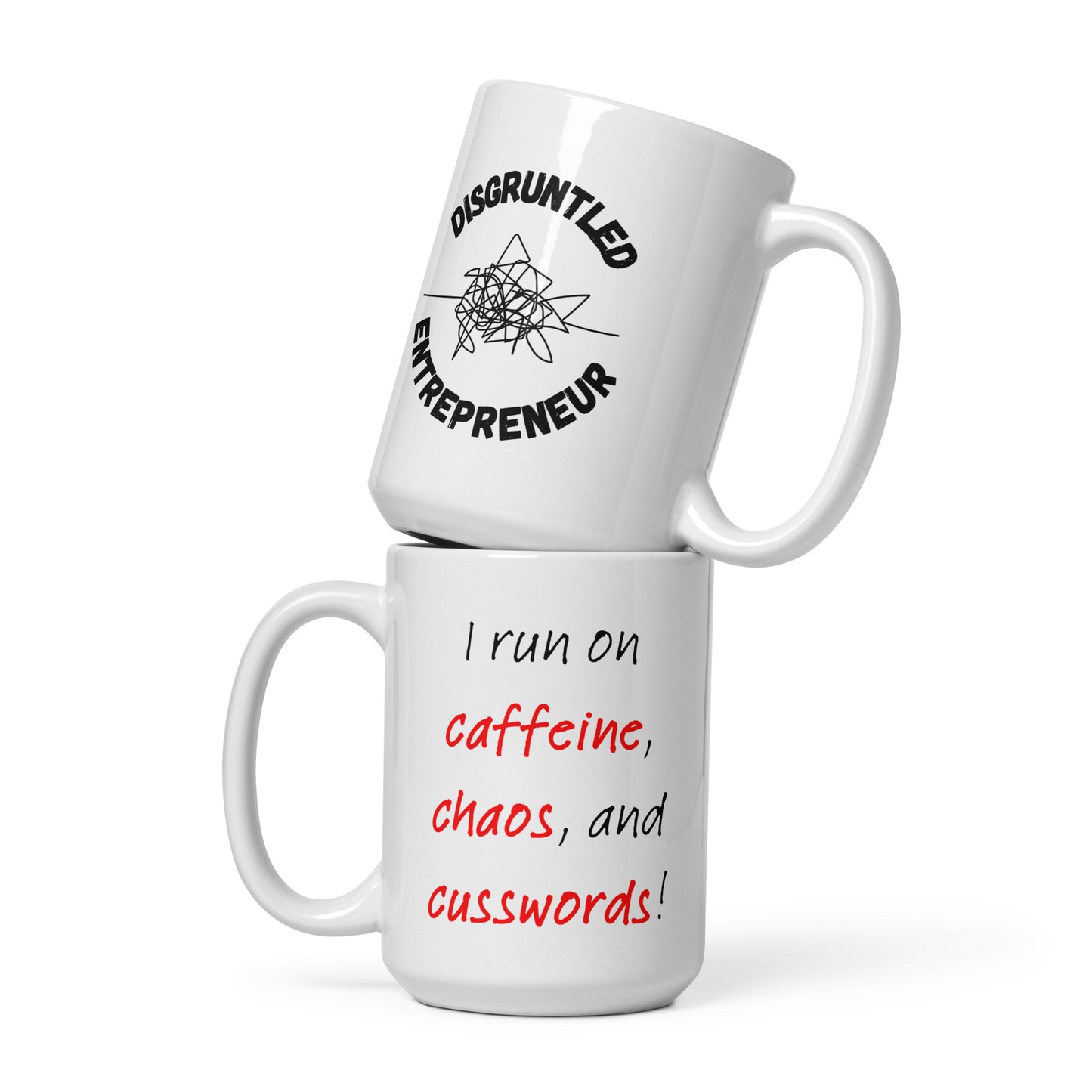 Caffeine, Chaos, & Cusswords Mug